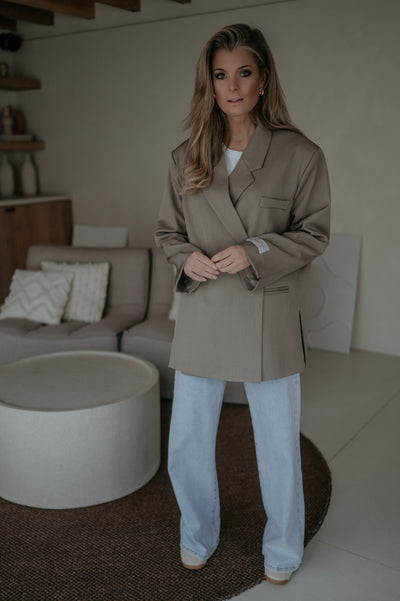 Rabbrivo blazer I Taupe