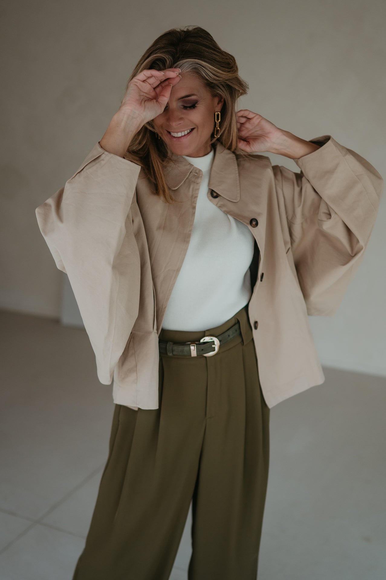 Scalzo jacket I Beige