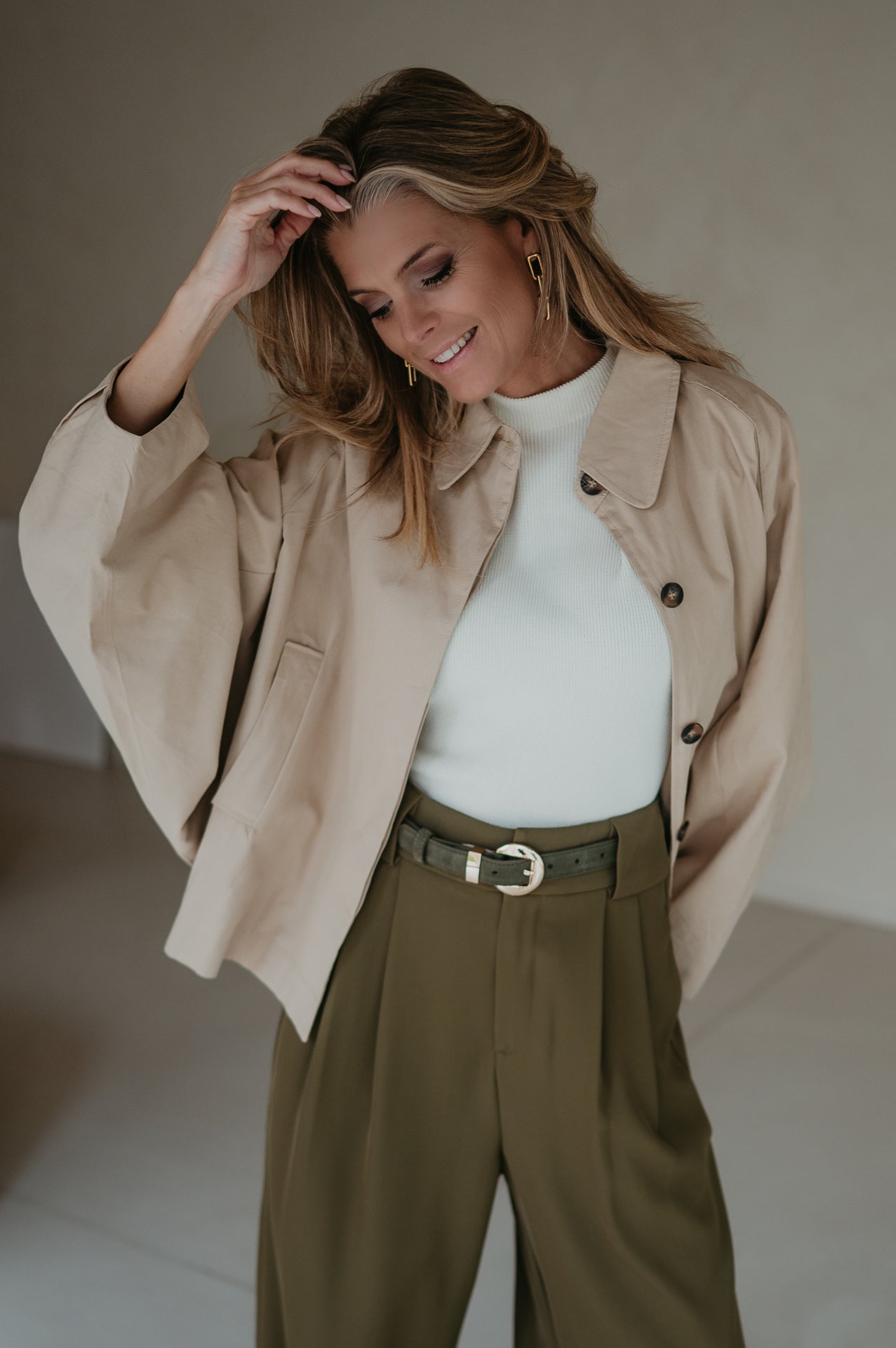 Scalzo jacket I Beige
