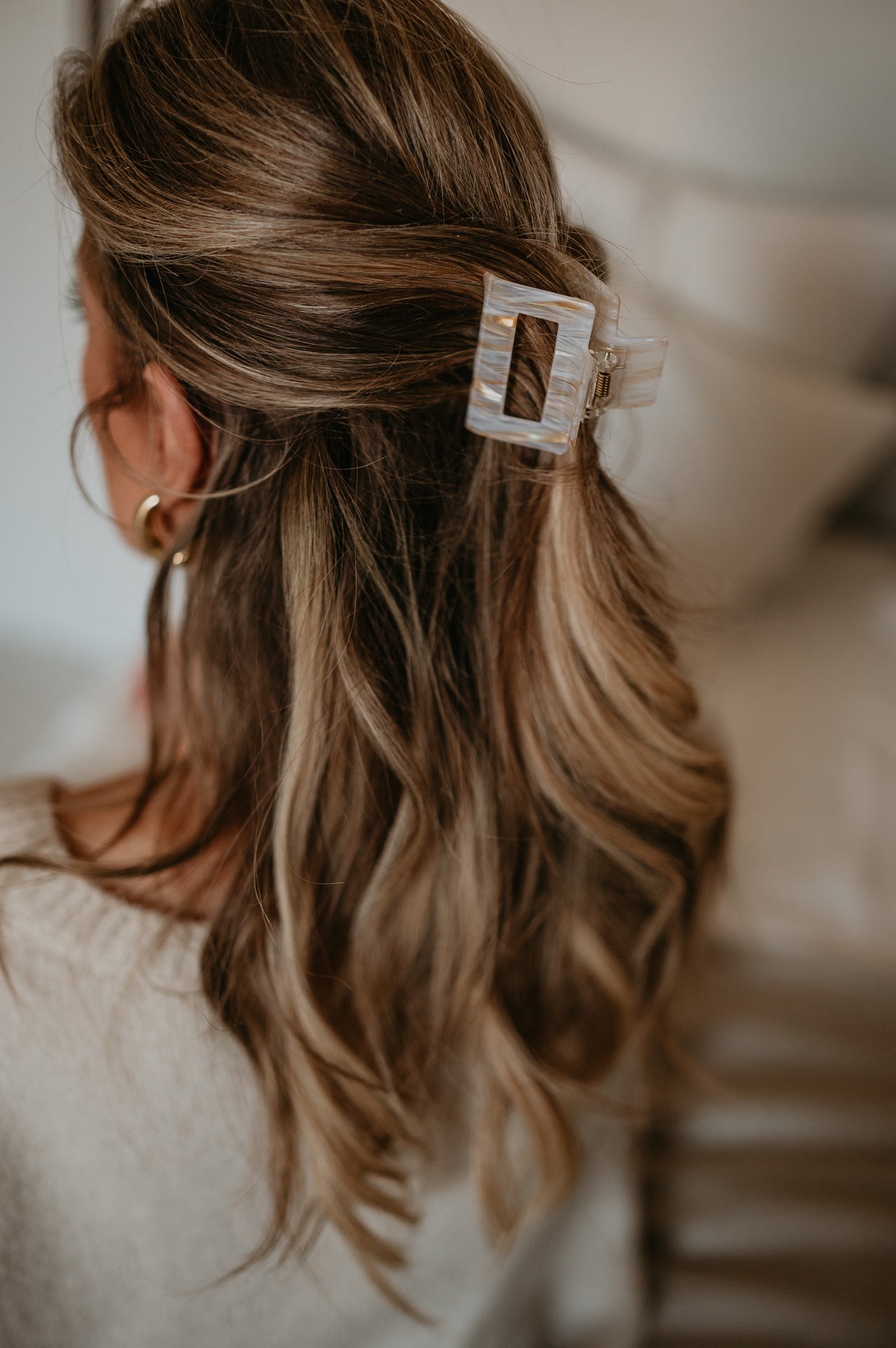 Papera hairclip I Beige