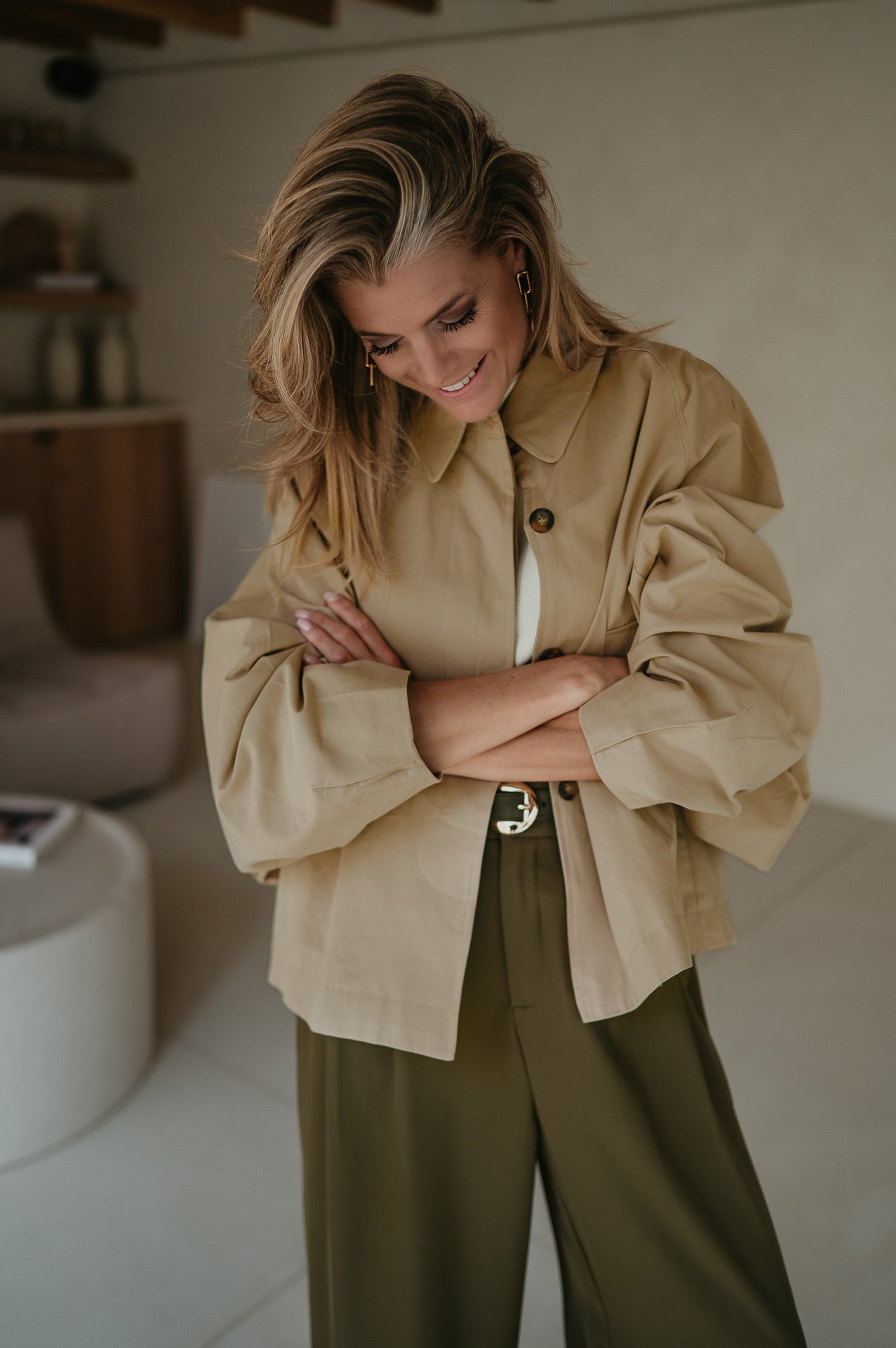 Scalzo jacket I Beige