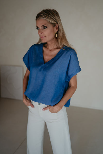 Inclina t-shirt I Blue