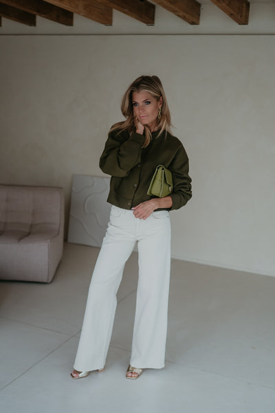 Lesto cardigan I Khaki