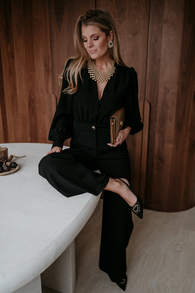 Piunete jumpsuit I Black