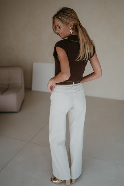 Velando top I Chocolate Brown