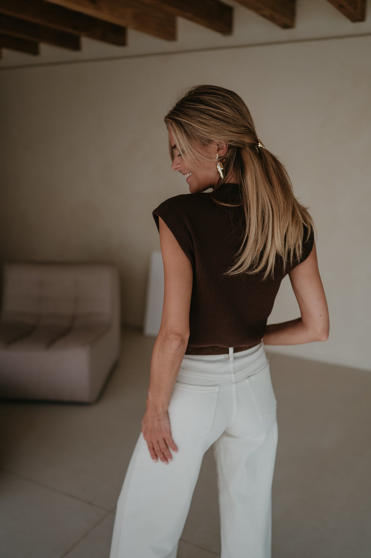 Velando top I Chocolate Brown