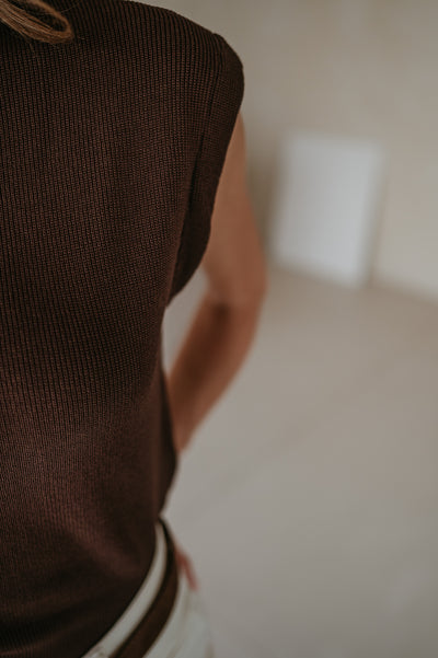 Velando top I Chocolate Brown