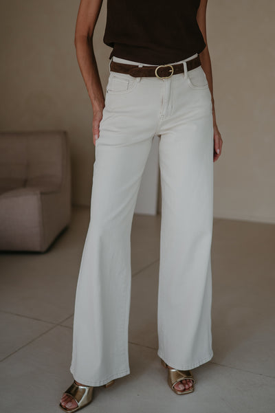 Cotto jeans I Beige