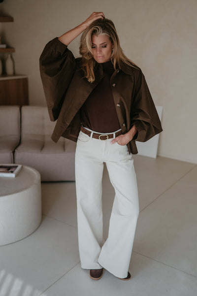 Scalzo jacket I Chocolate Brown
