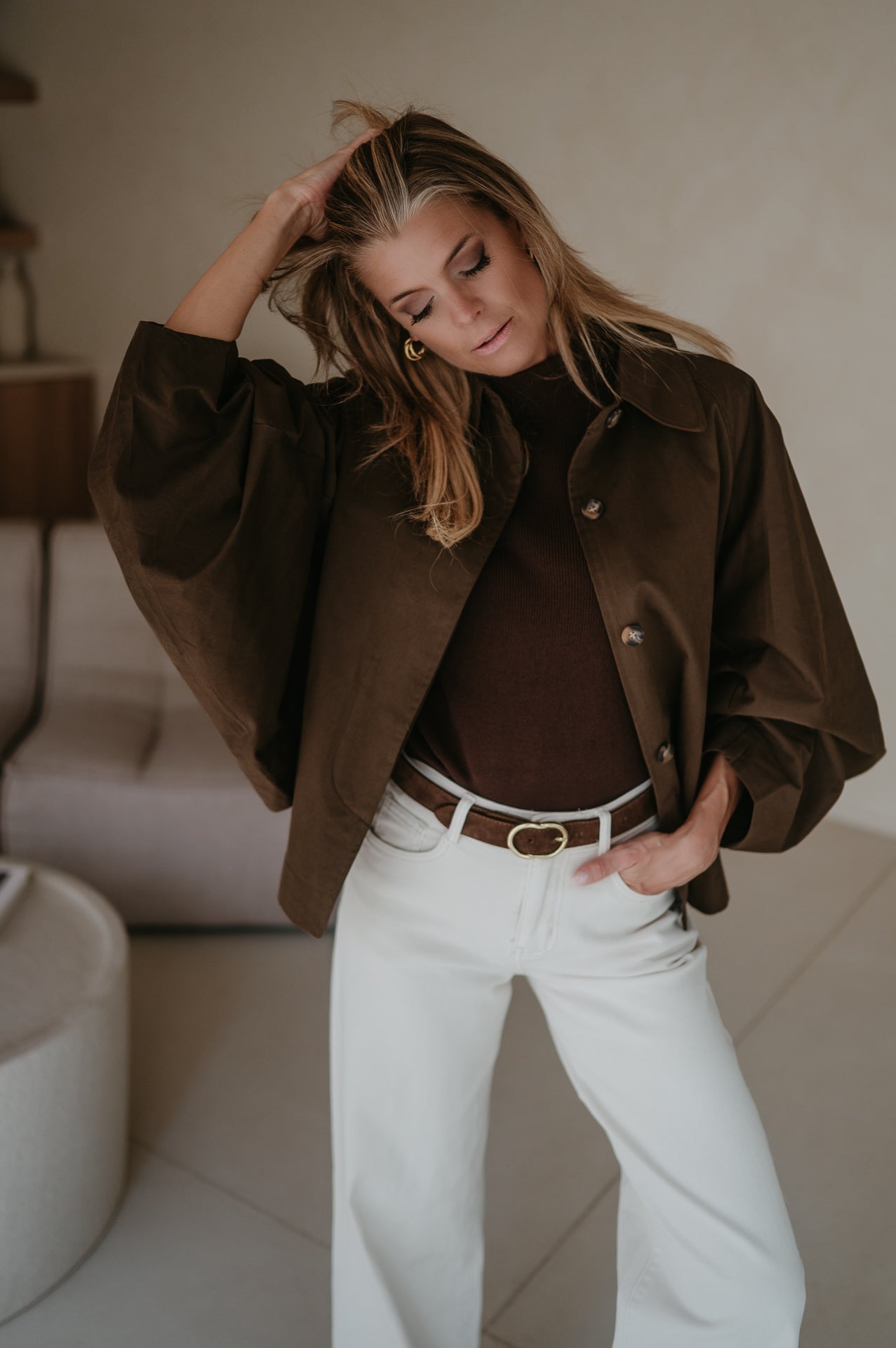 Scalzo jacket I Chocolate Brown