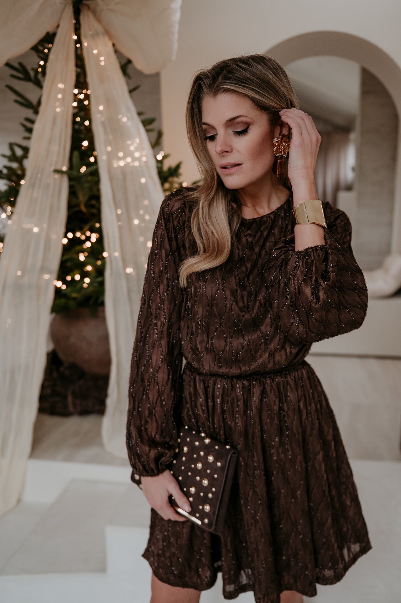 Tredivo dress I Chocolate Brown