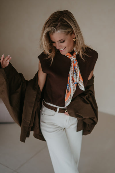 Scalzo jacket I Chocolate Brown