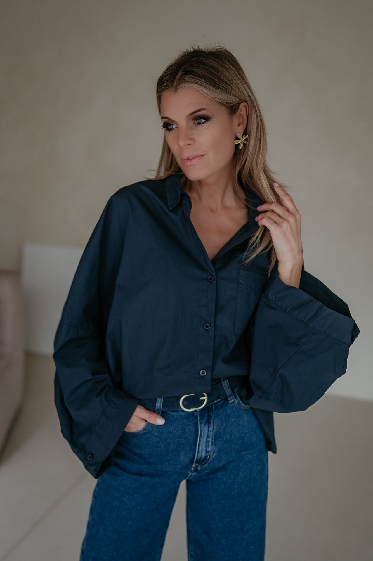 Quinto shirt I Blue