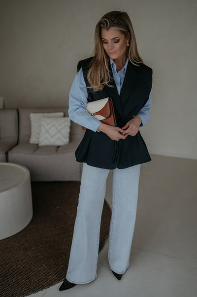 Trode blazer I Navy Blue