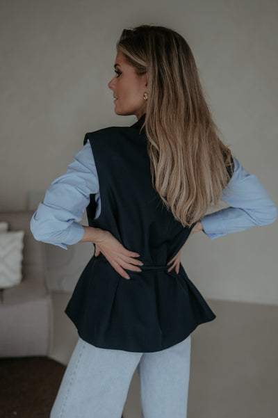 Trode blazer I Navy Blue