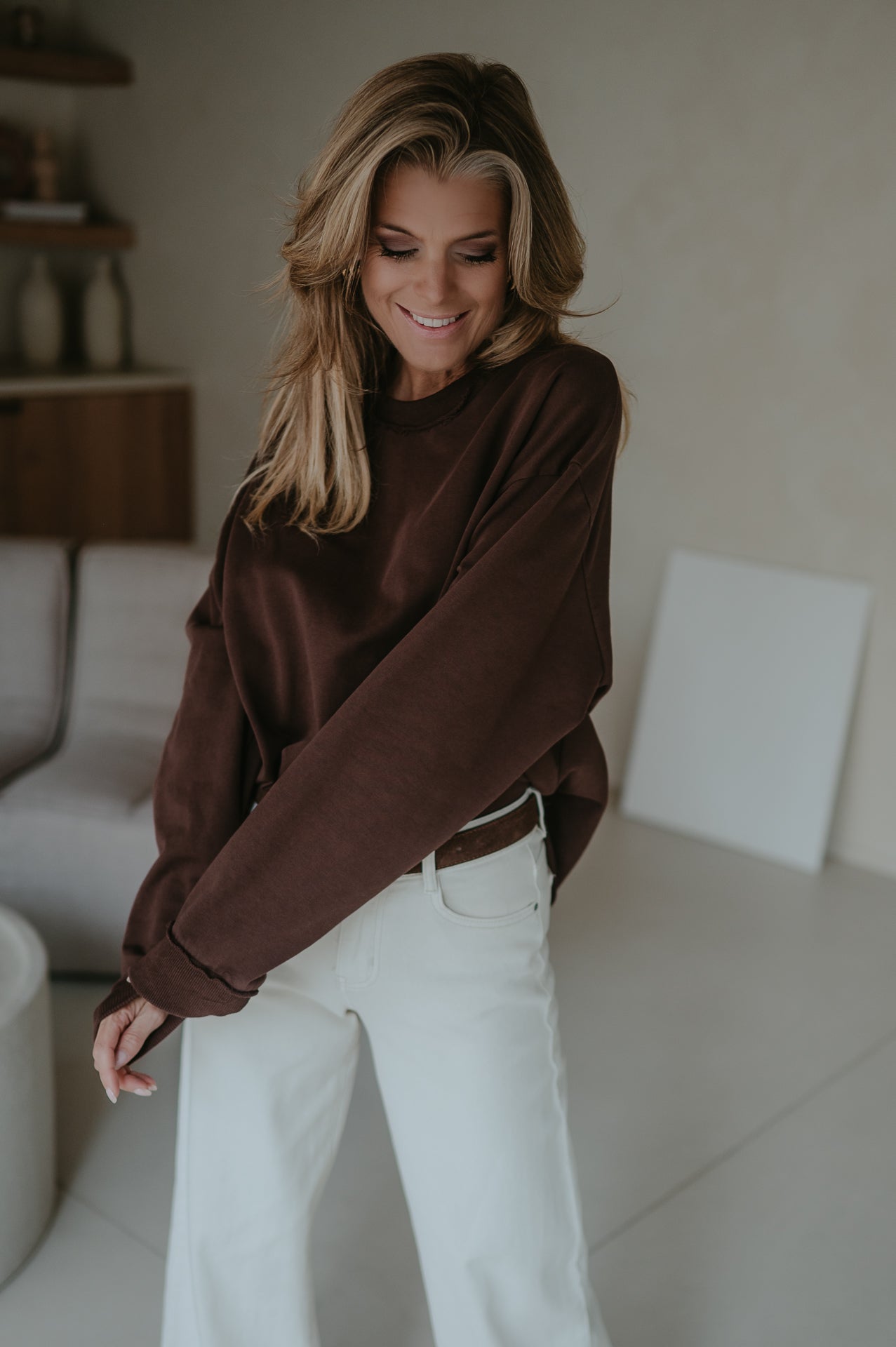 Pendere sweater I Chocolate Brown