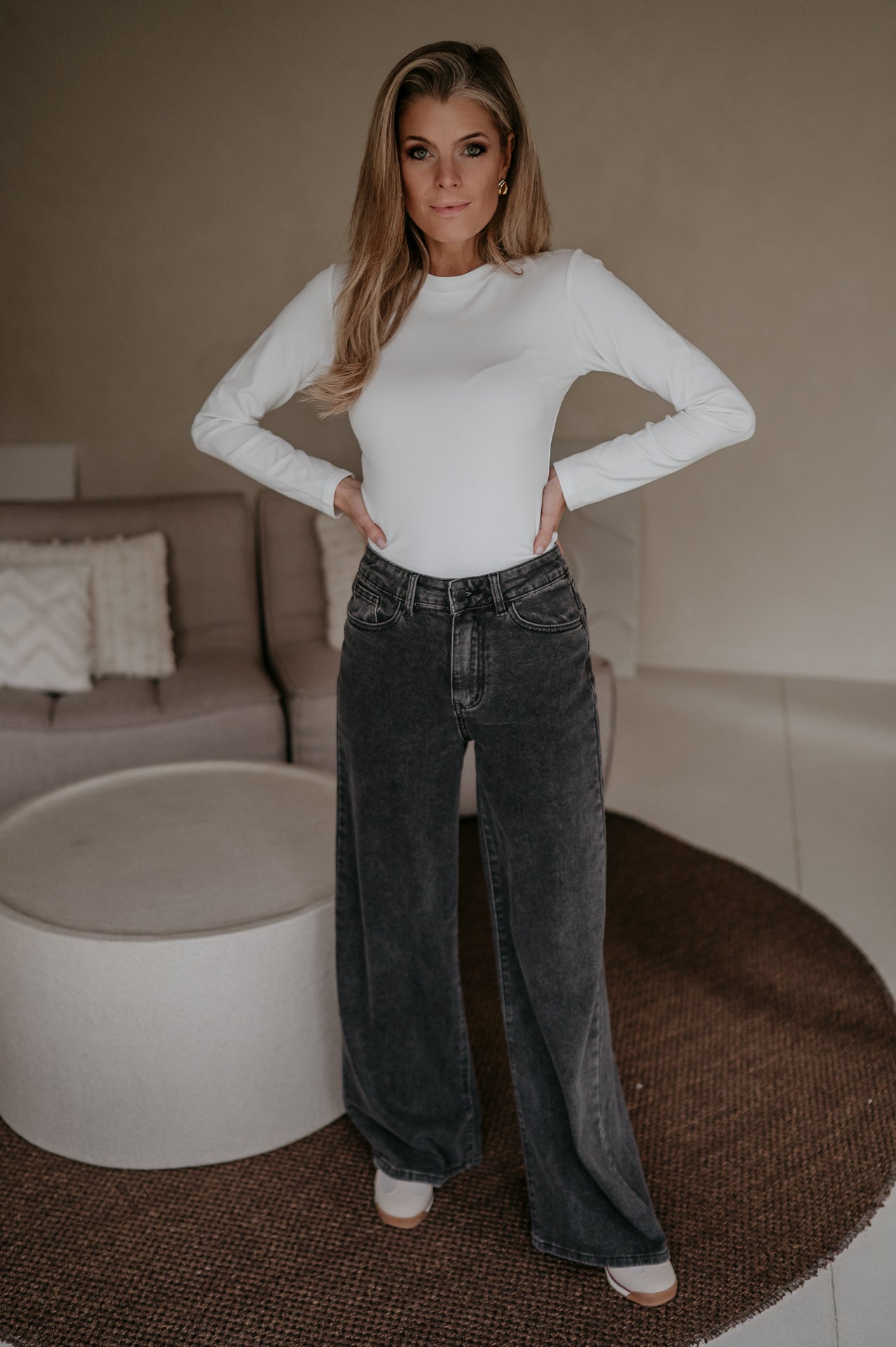 Elico longsleeve I White