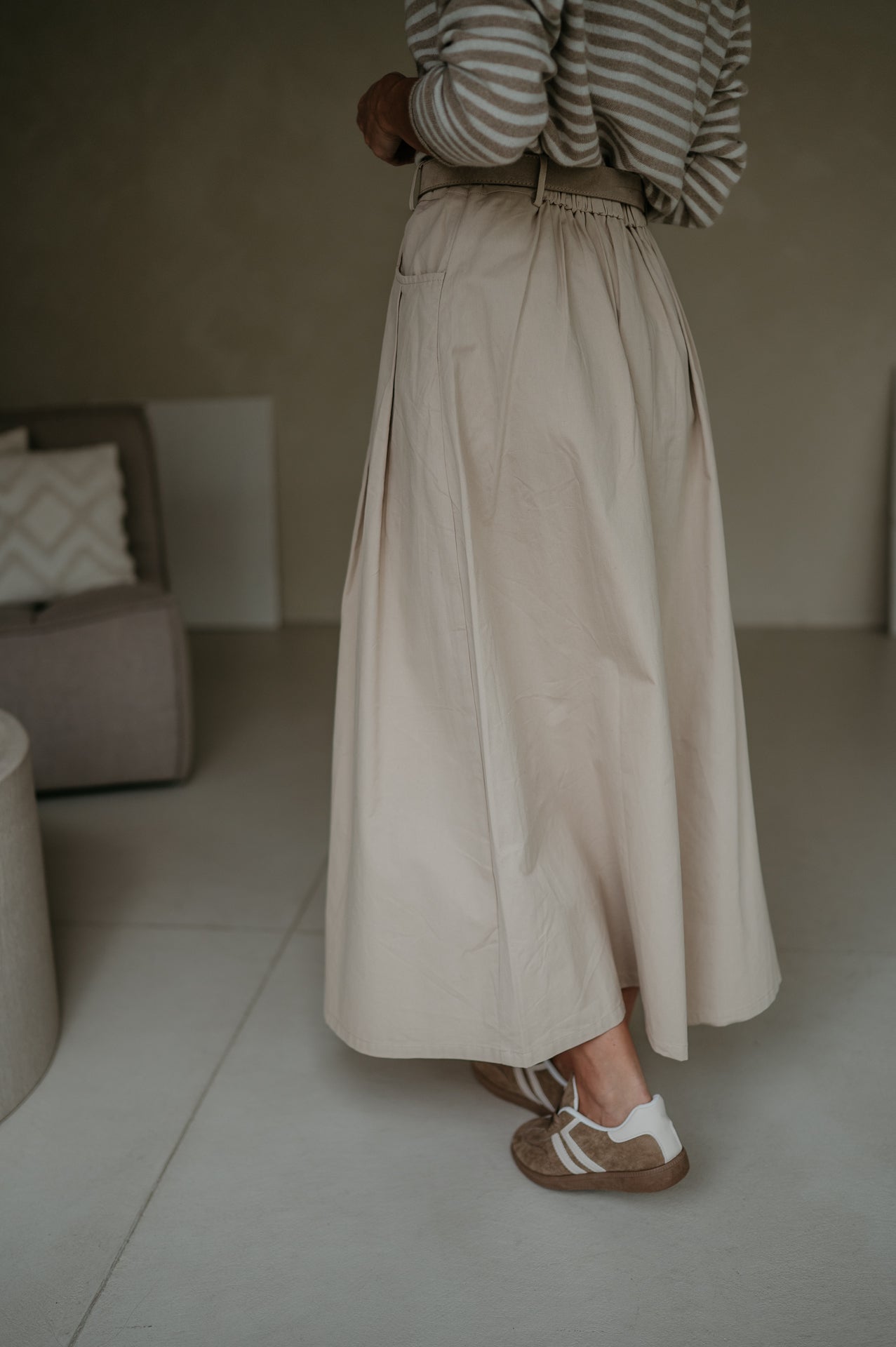 Cugina skirt I Beige