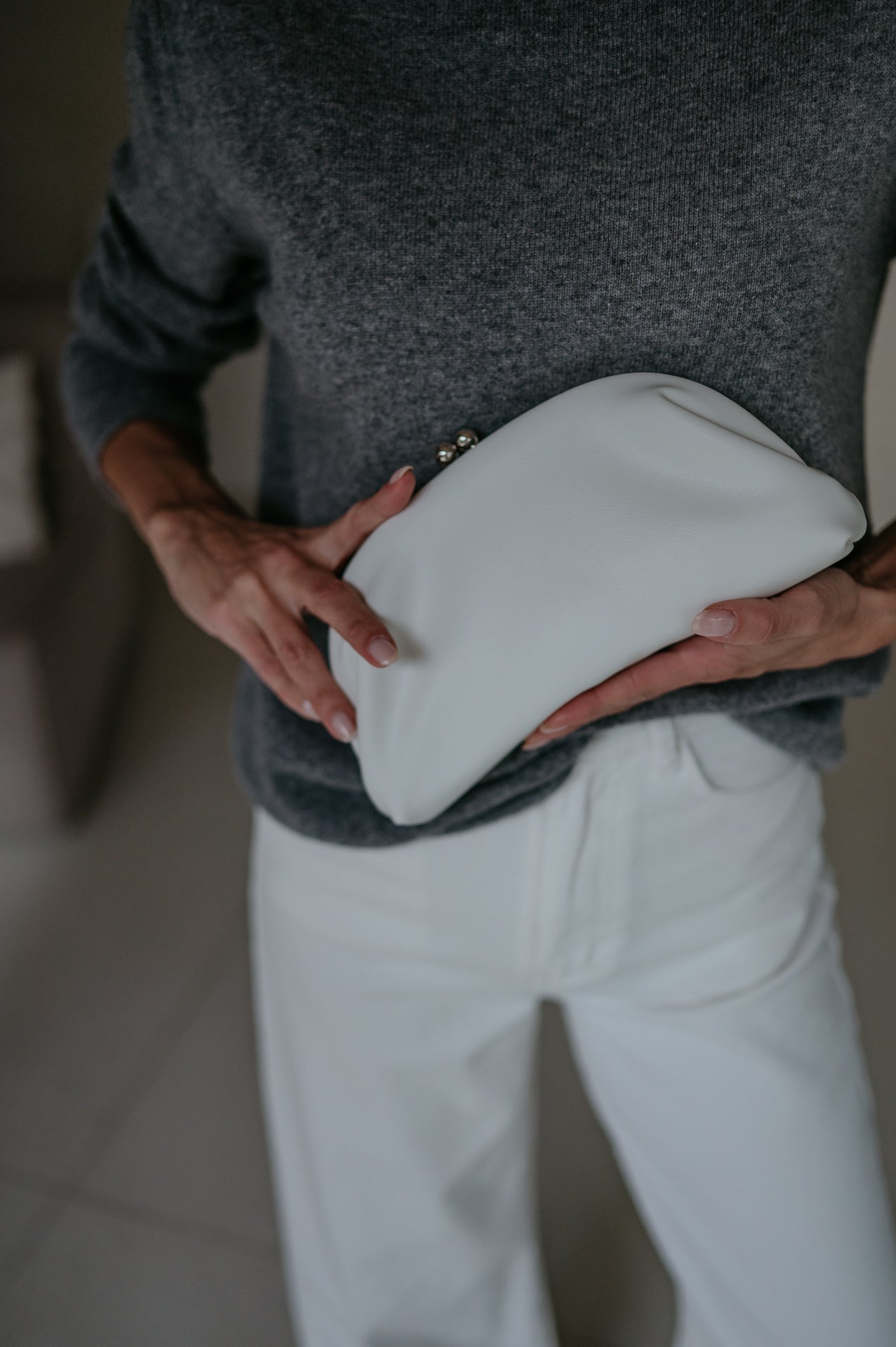 Miele handbag I Ecru