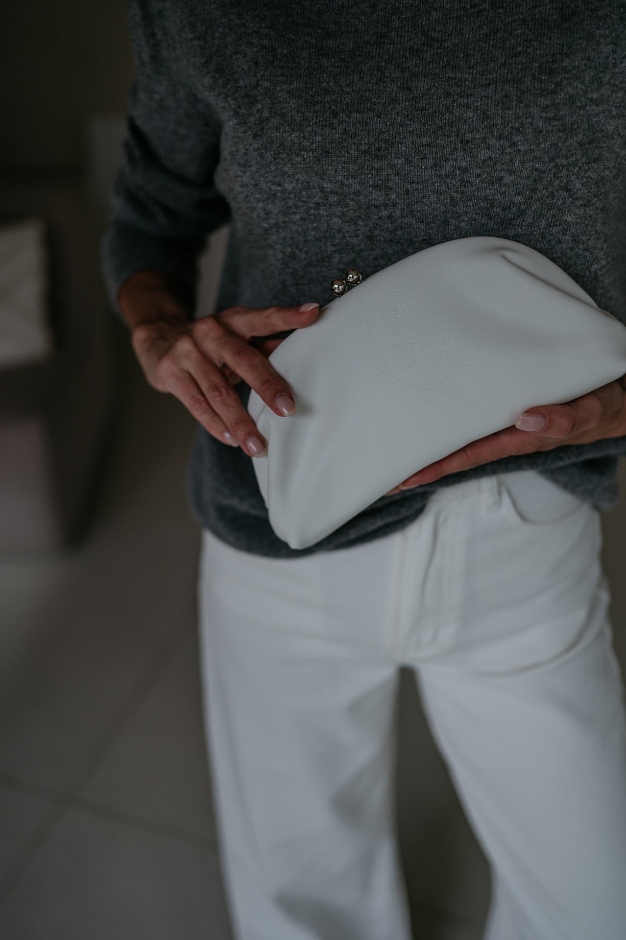 Miele handbag I Ecru