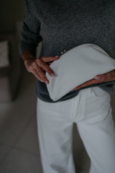 Miele handbag I Ecru