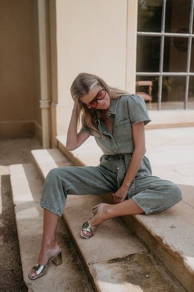 Bisogni jumpsuit I Khaki