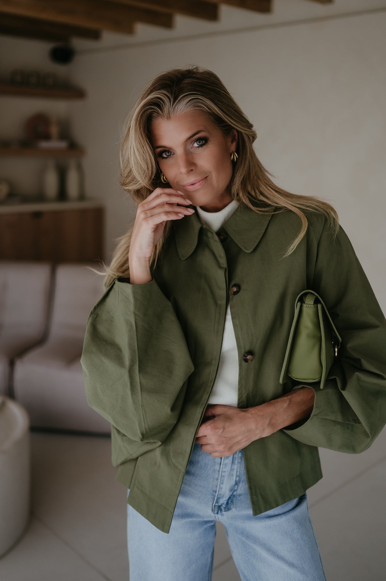 Scalzo jacket I Khaki