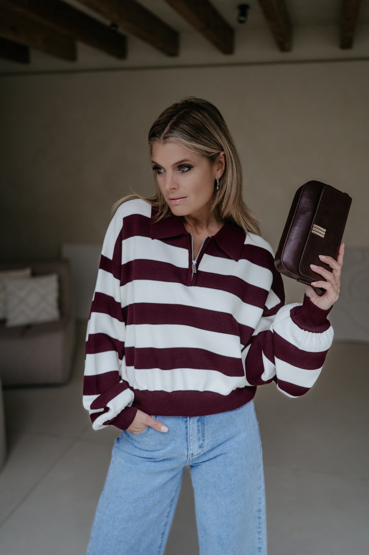 Elogio sweater I Burgundy