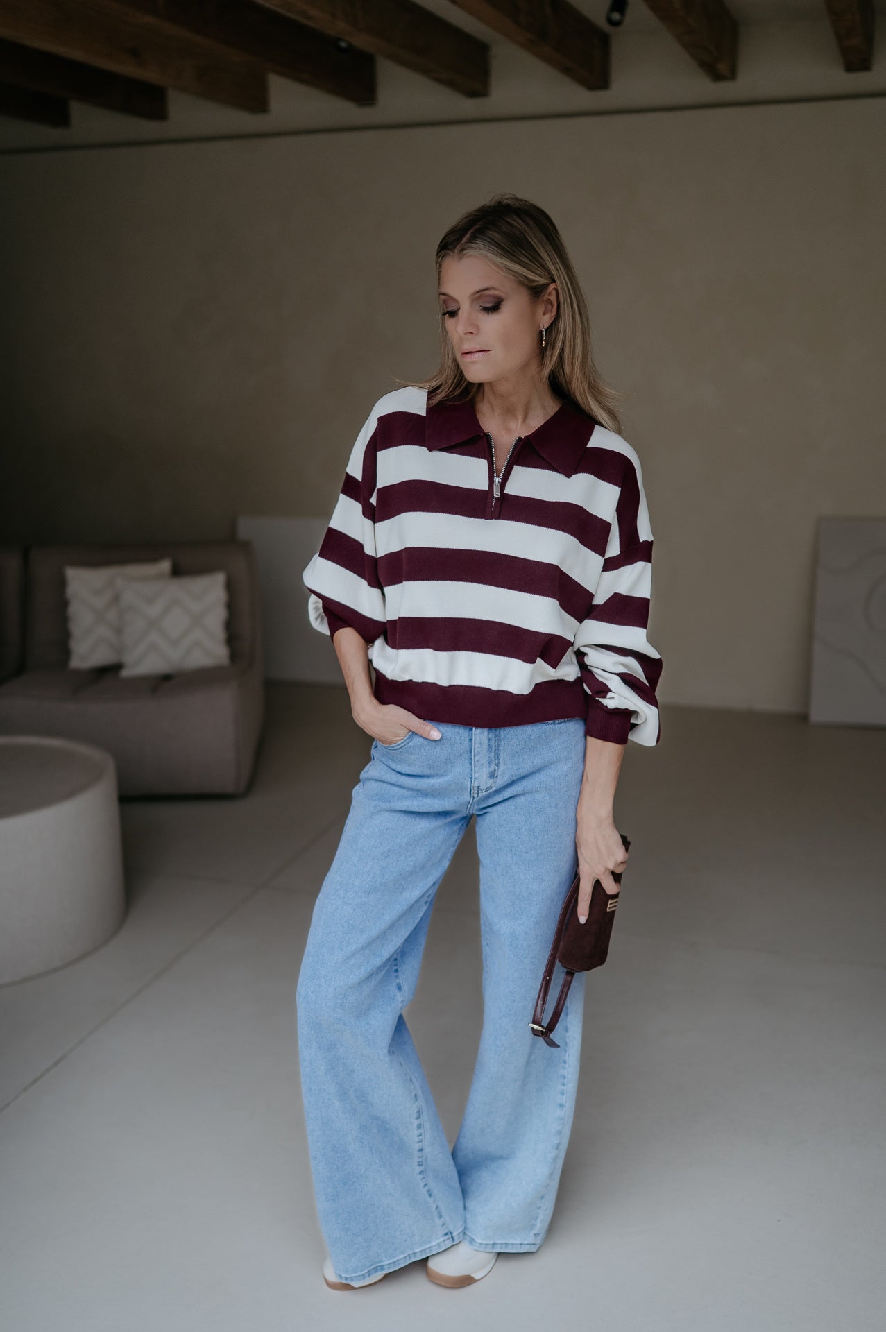 Elogio sweater I Burgundy
