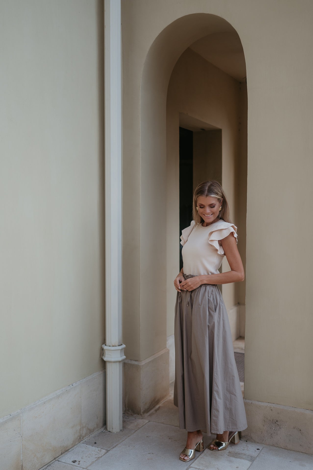 Ritorto top I Beige