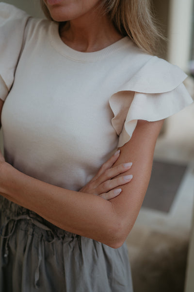 Ritorto top I Beige