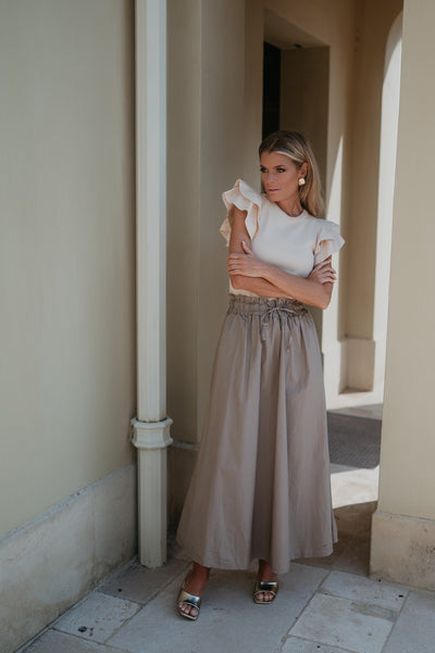 Ritorto top I Beige