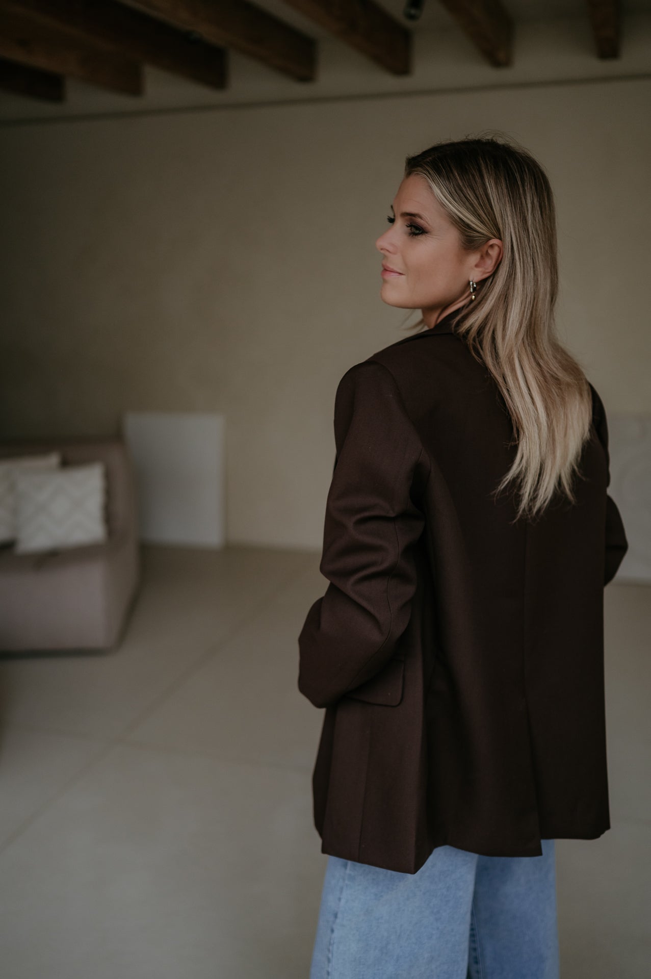 Bramio blazer I Chocolate Brown