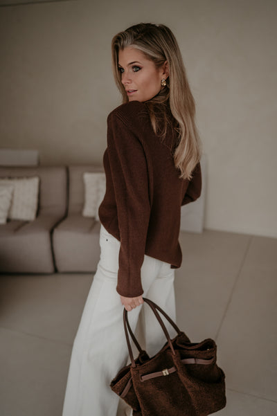 Calvido knit I Chocolate Brown