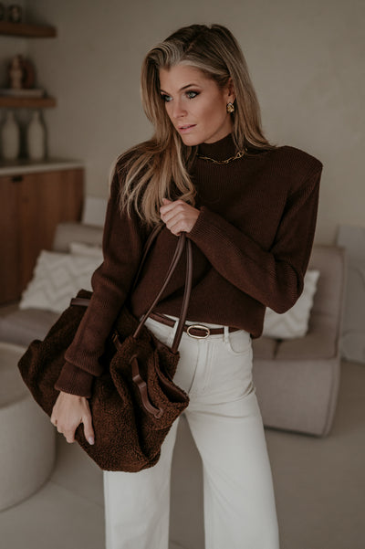 Calvido knit I Chocolate Brown