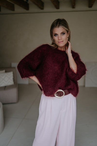 Celesti knit I Bordeaux
