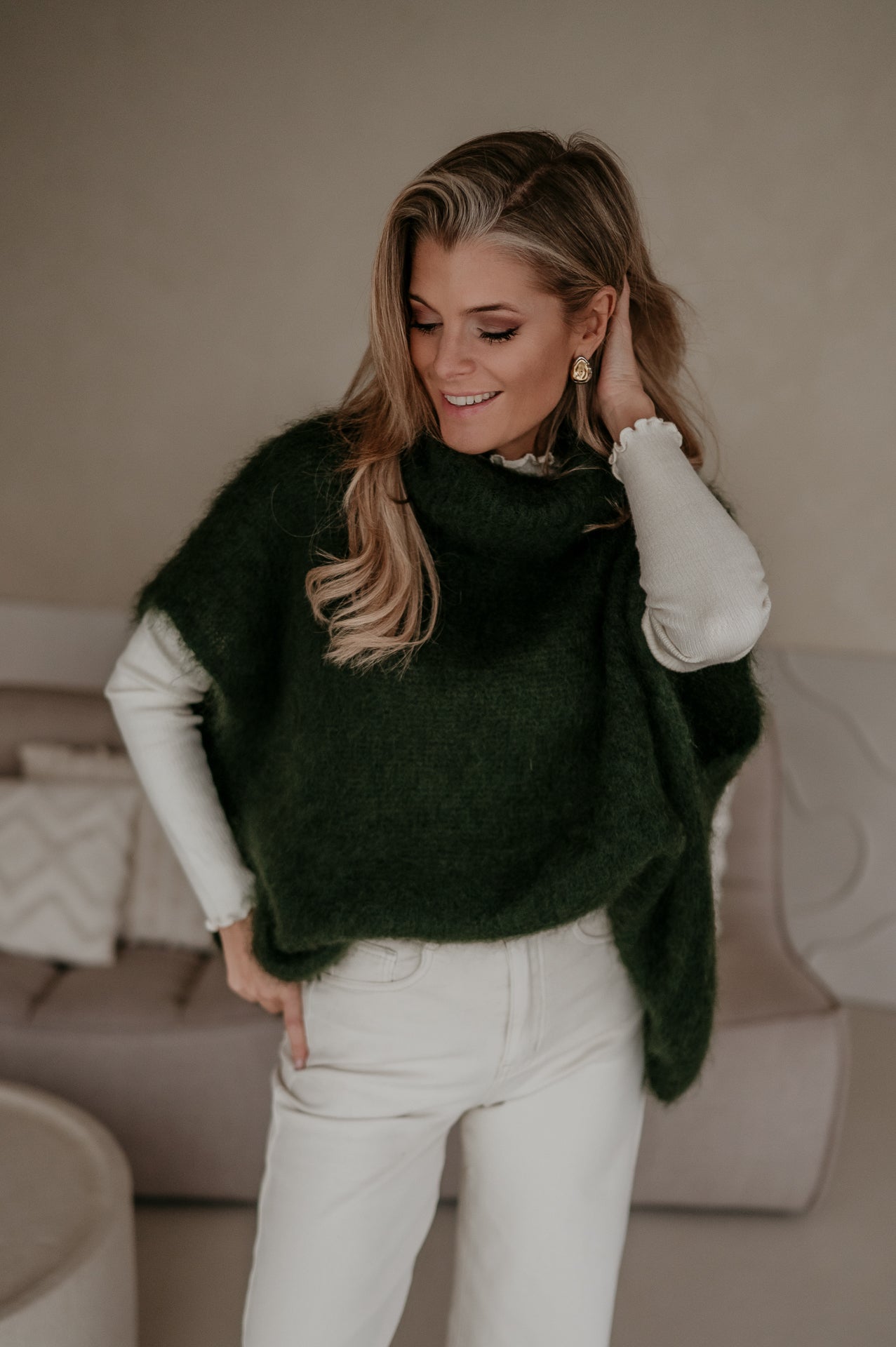 Pochi knit I Emerald Green