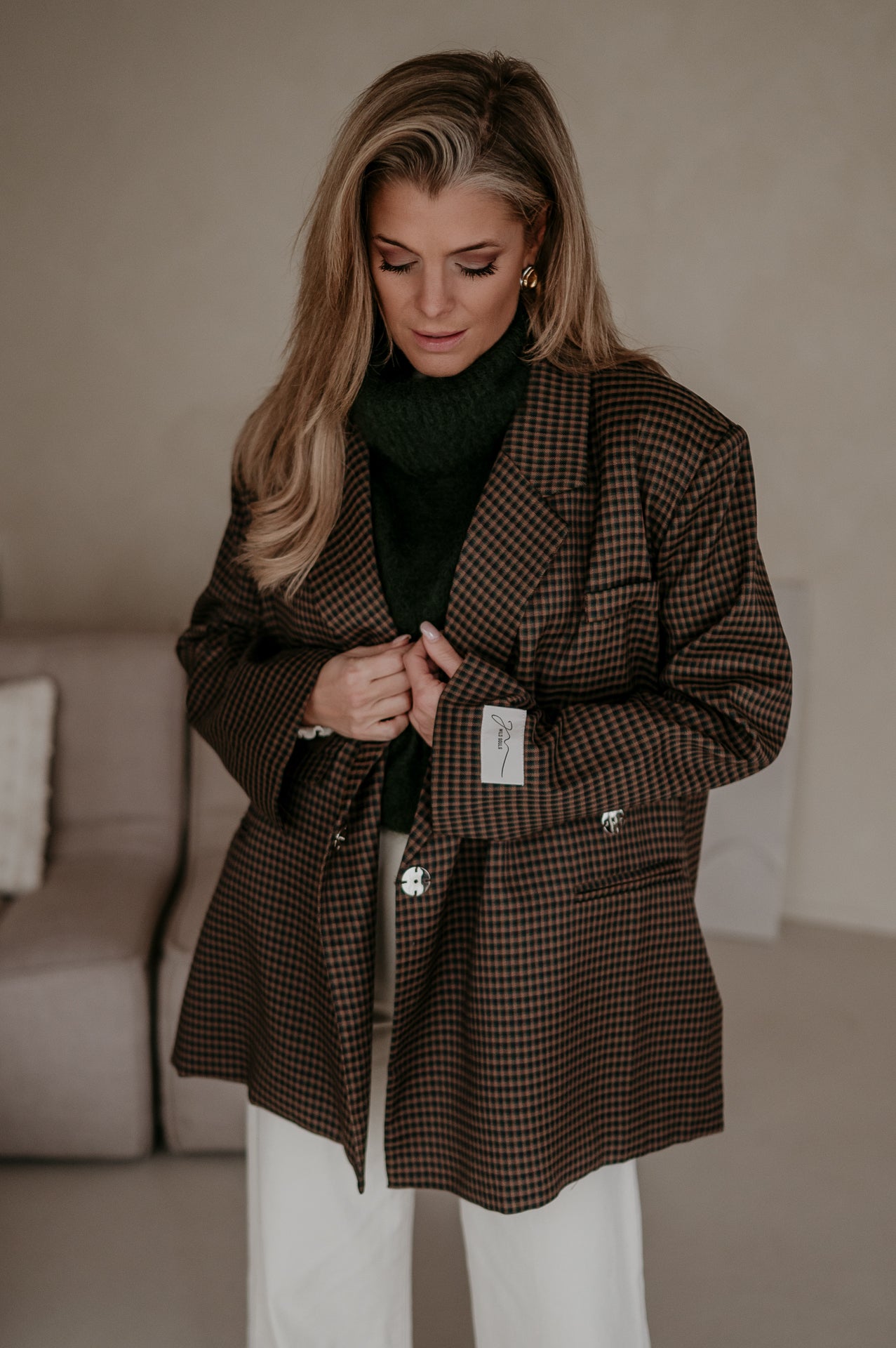 Orgeni blazer I Brown