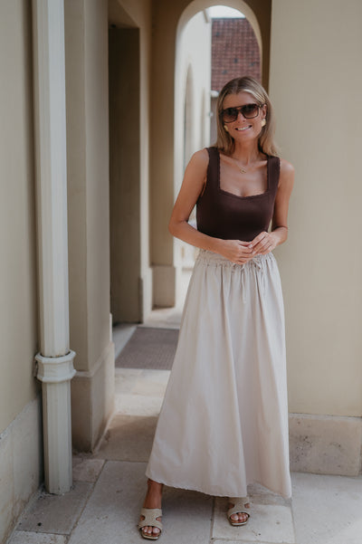 Cadenza skirt I Beige