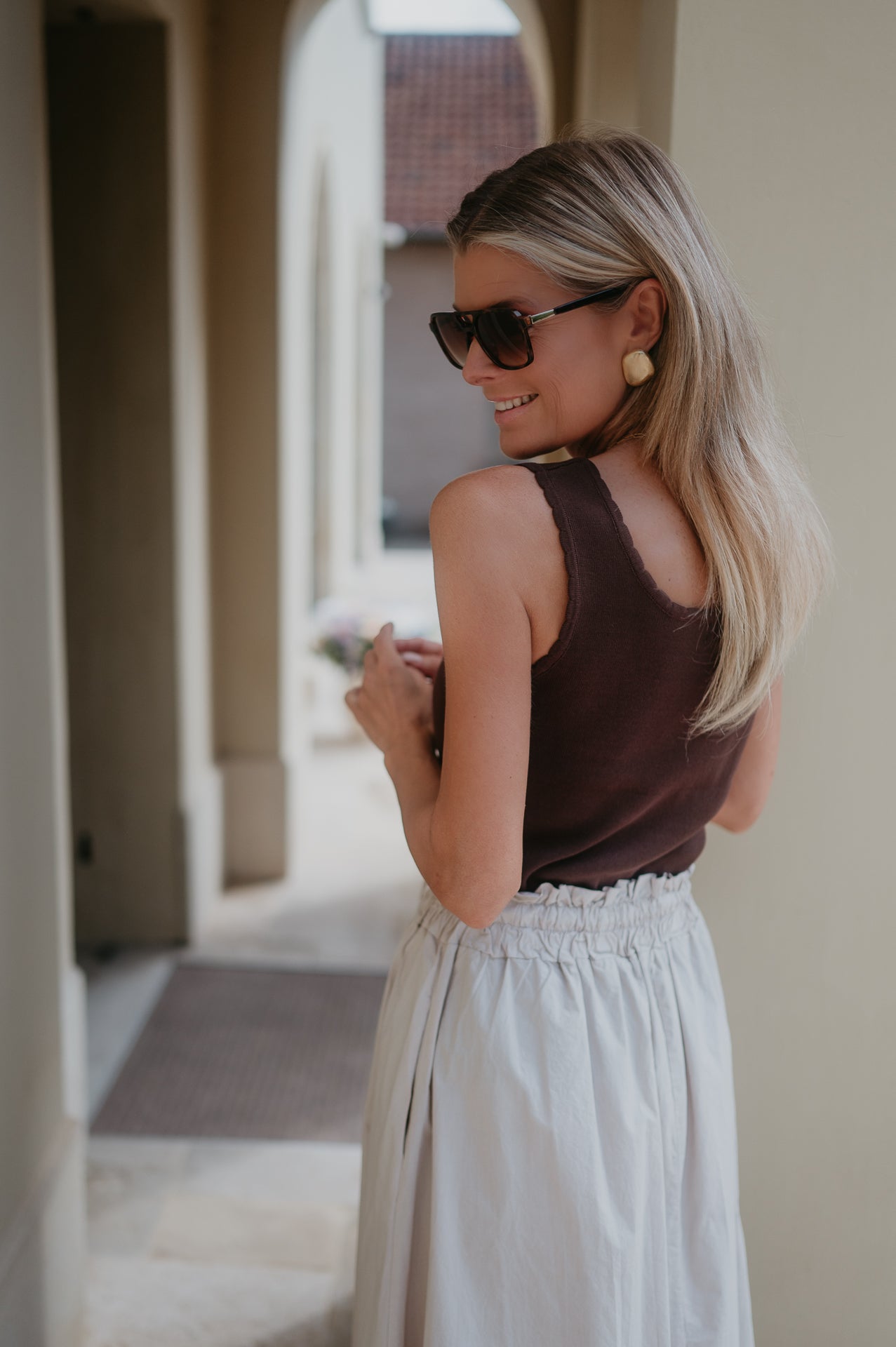 Bivina top I Chocolate Brown