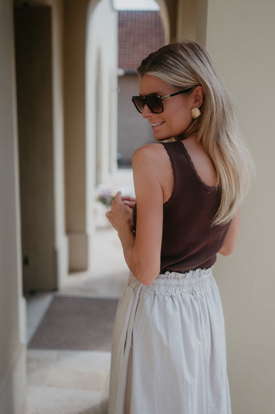 Bivina top I Chocolate Brown