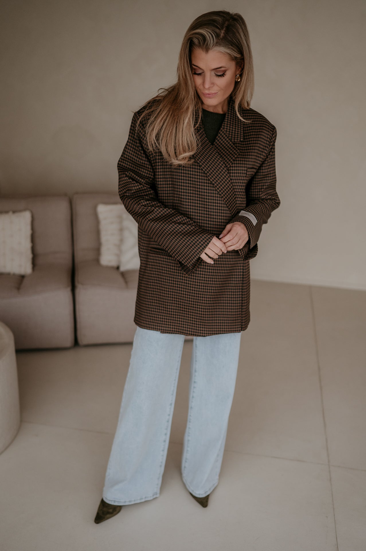 Orgeni blazer I Brown