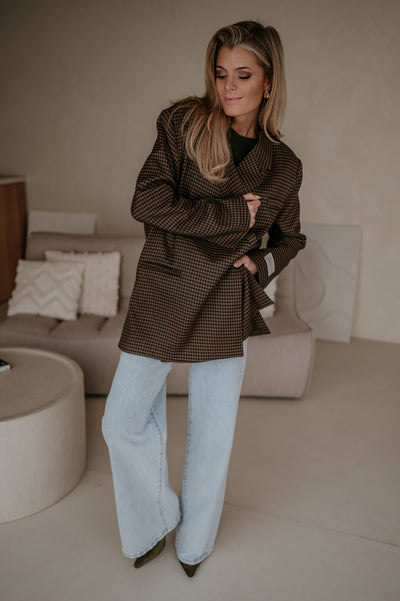 Orgeni blazer I Brown