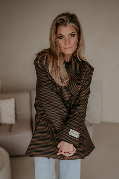 Orgeni blazer I Brown