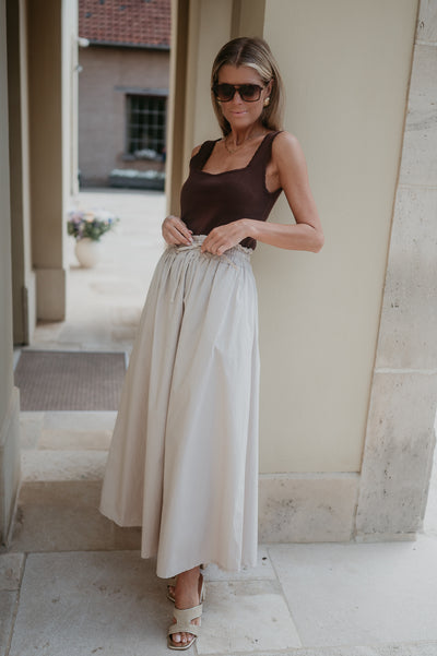 Cadenza skirt I Beige