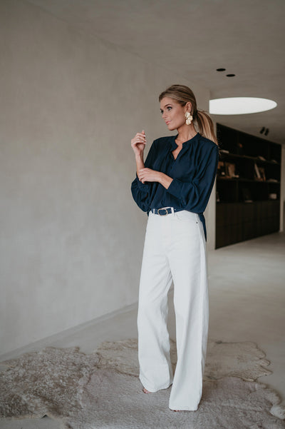 Vado blouse I Dark Blue