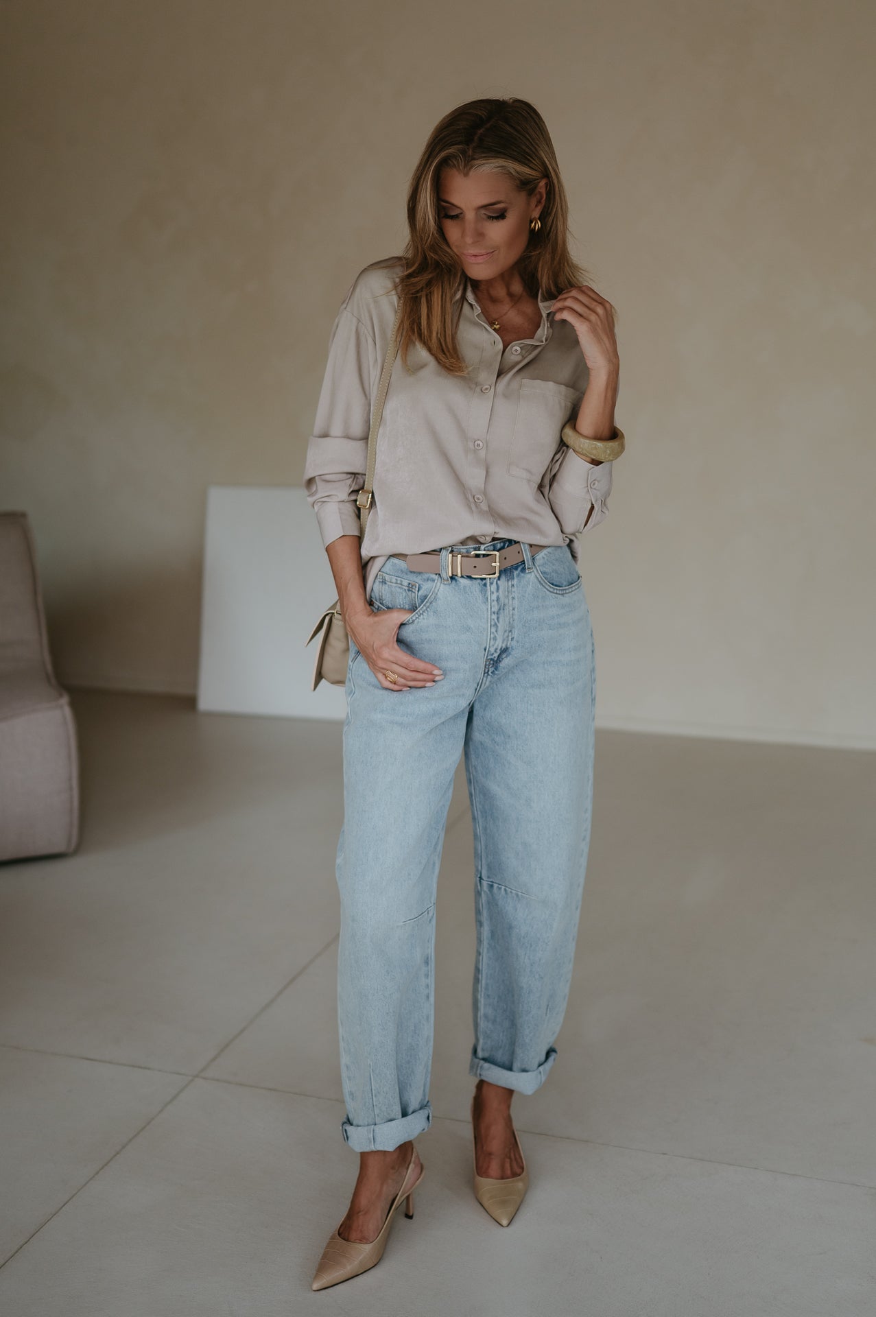 Ritiene blouse I Beige