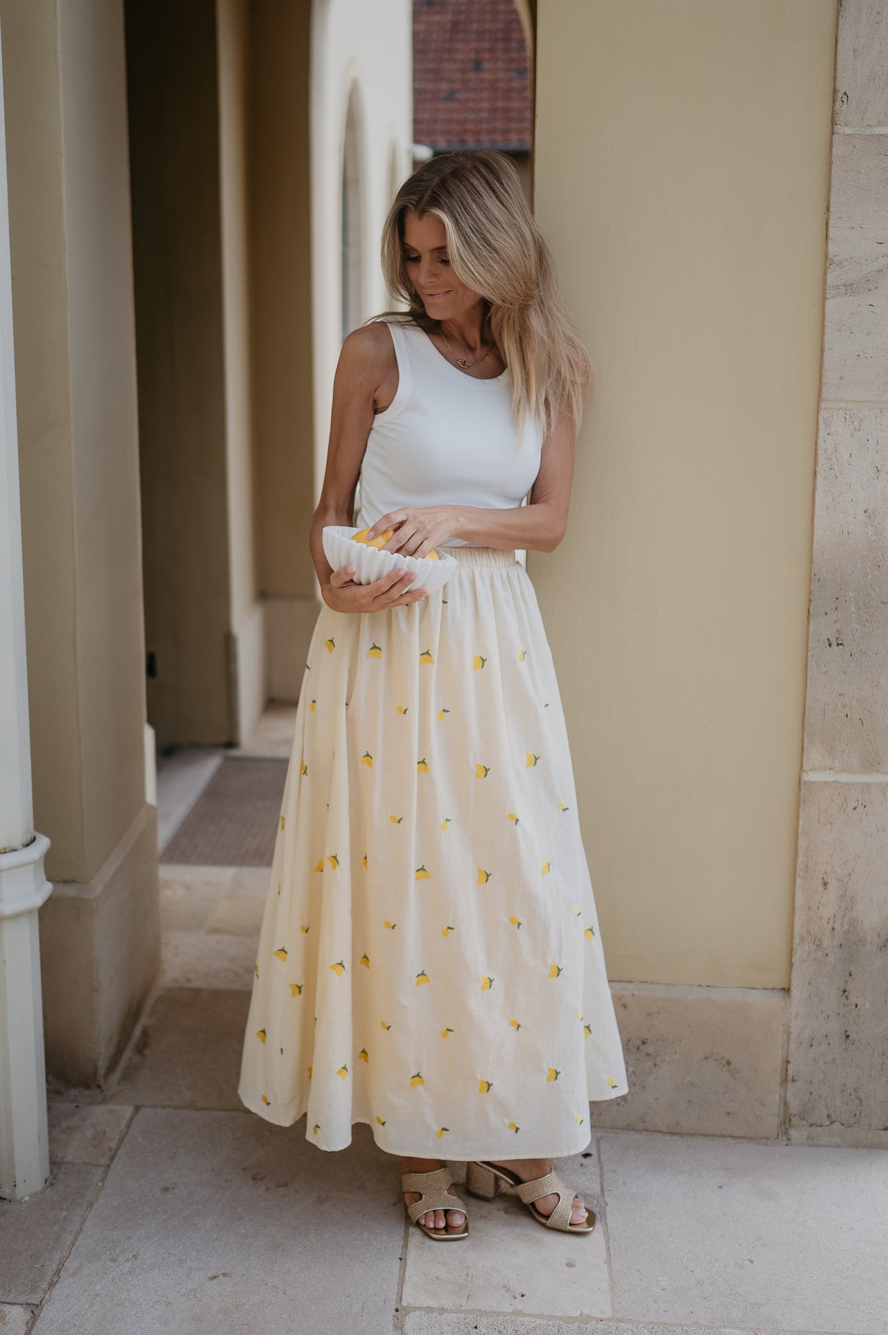 Garbato skirt I Yellow