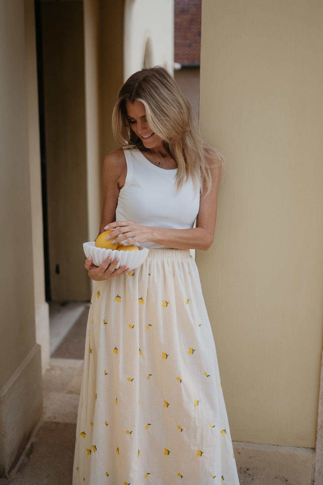 Garbato skirt I Yellow