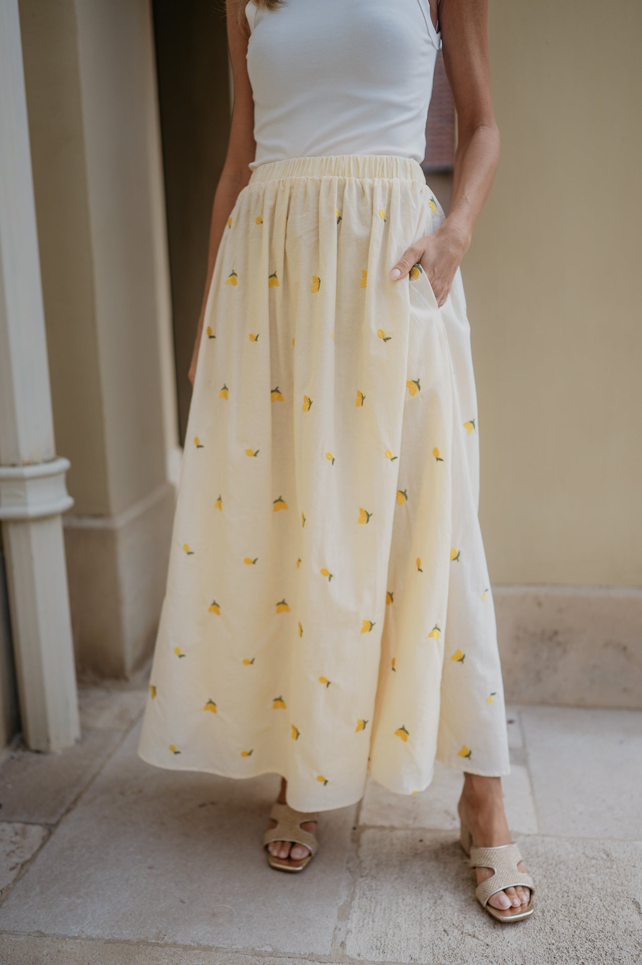 Garbato skirt I Yellow